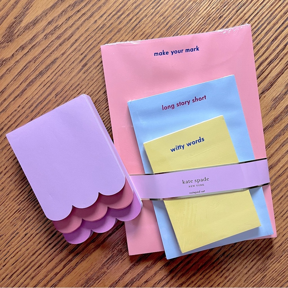 Kate Spade Notepad Paper Set - Picture 6 of 6